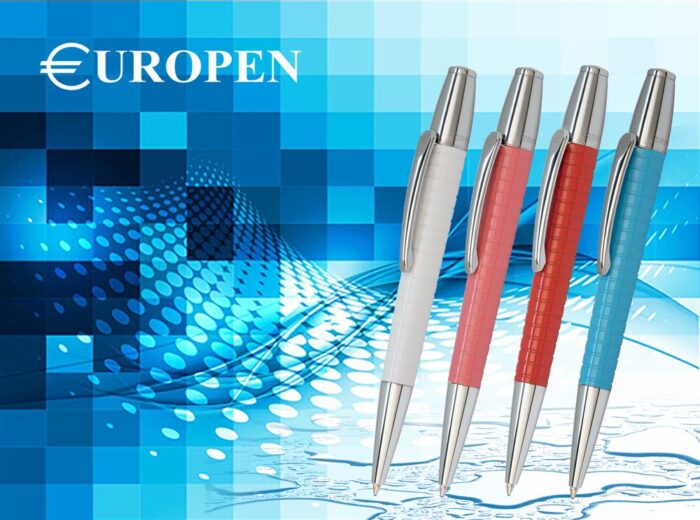 قیمت و خرید آنلاین خودکار تک تبلیغاتی خودنویس روان نویس یوروپن استپ سبحانگیفت - Europen Step Fountain Roller Ball Pen - Sobhangift