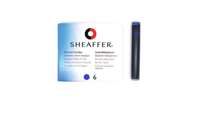 قیمت و خرید انلاین جوهر خودنویس شیفر رنگ آبی، مشکی - سبحان گیفت Sheaffer Ink Cartridge Black and Blue Sobhangift