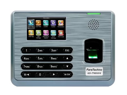 دستگاه حضور و غیاب F400 - دستگاه تشخیص چهره - سبحان گیفت